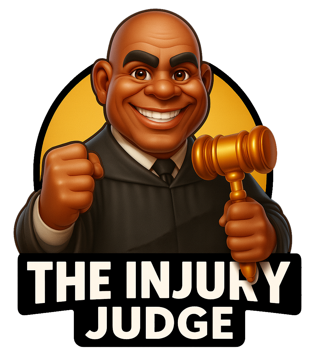 The Injury Judge logo